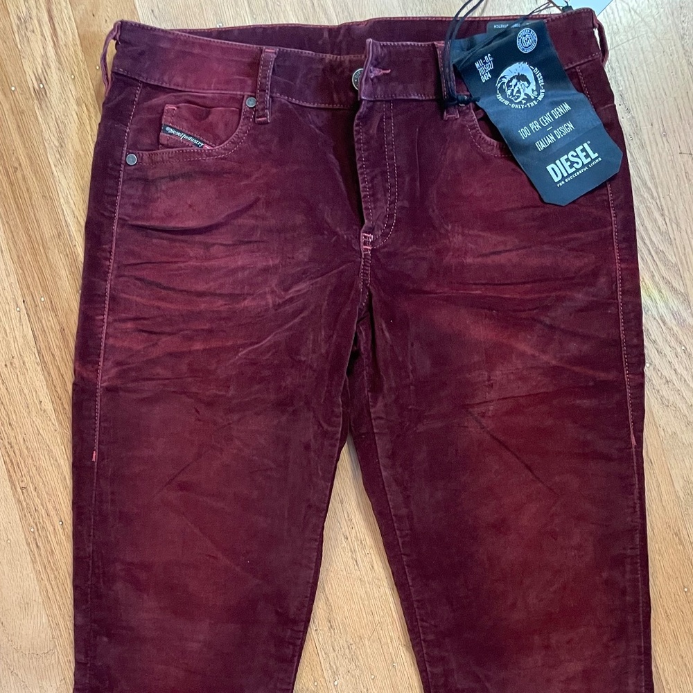 Diesel D-Jevel Slim Jeans – W29 L32 – Low Waist – Stretch – 069PS Sassafras (Mar